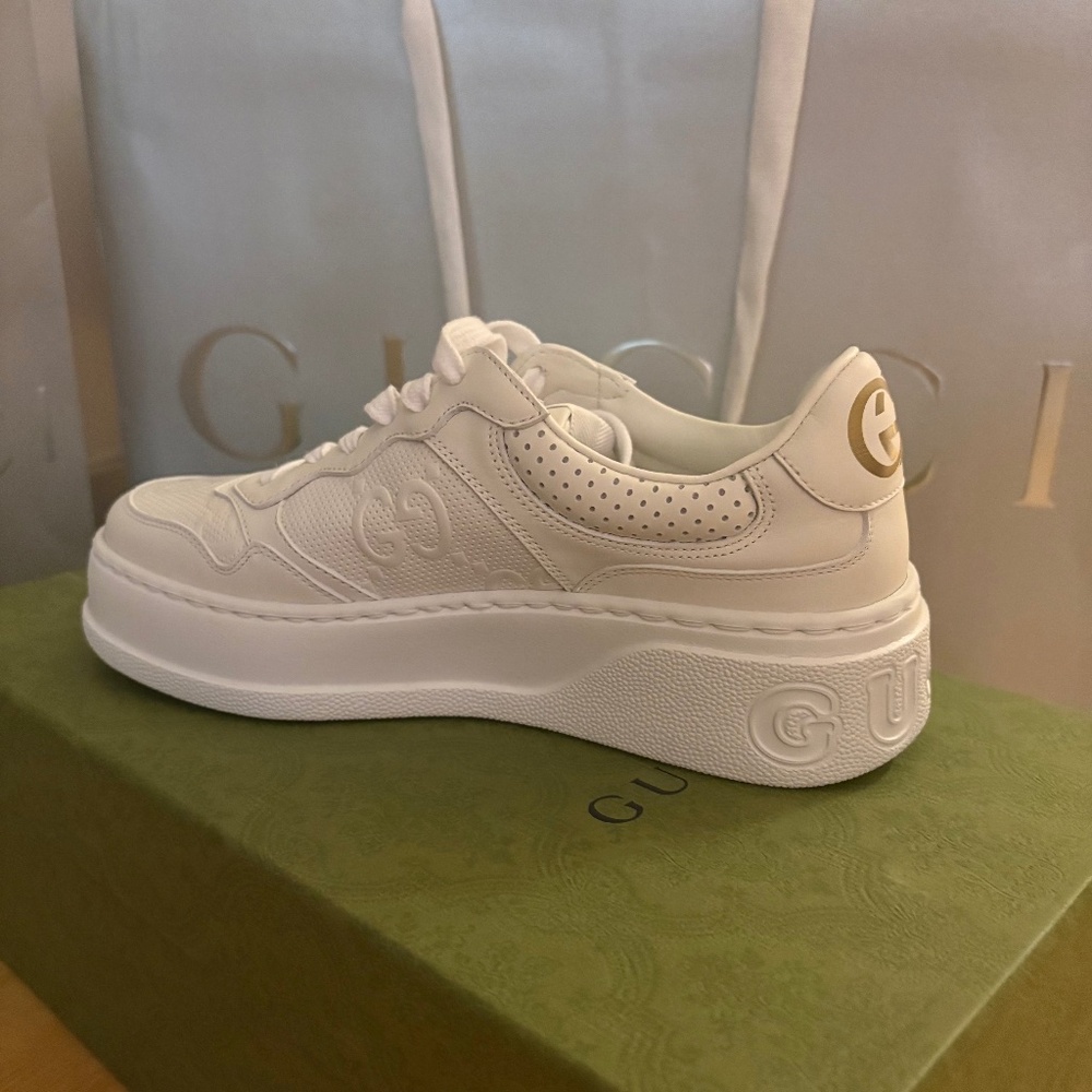 Gucci GG Embossed Low Top Sneaker